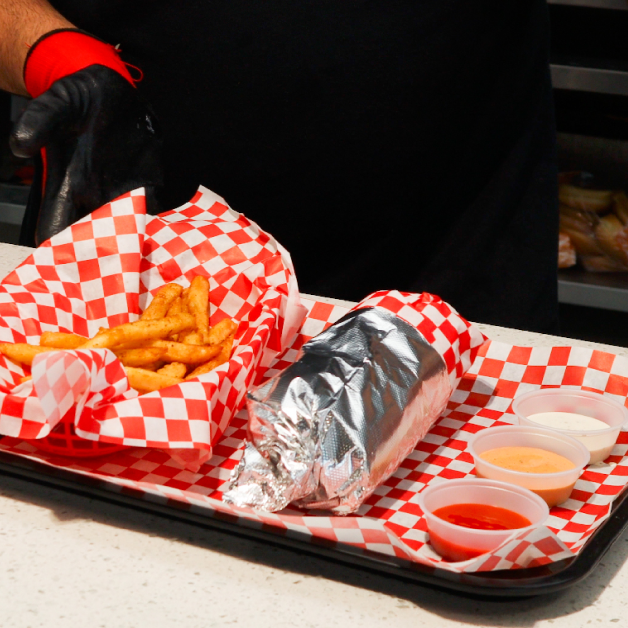 Image of NY Gyro King food at Cibolo Market in San Antonio.