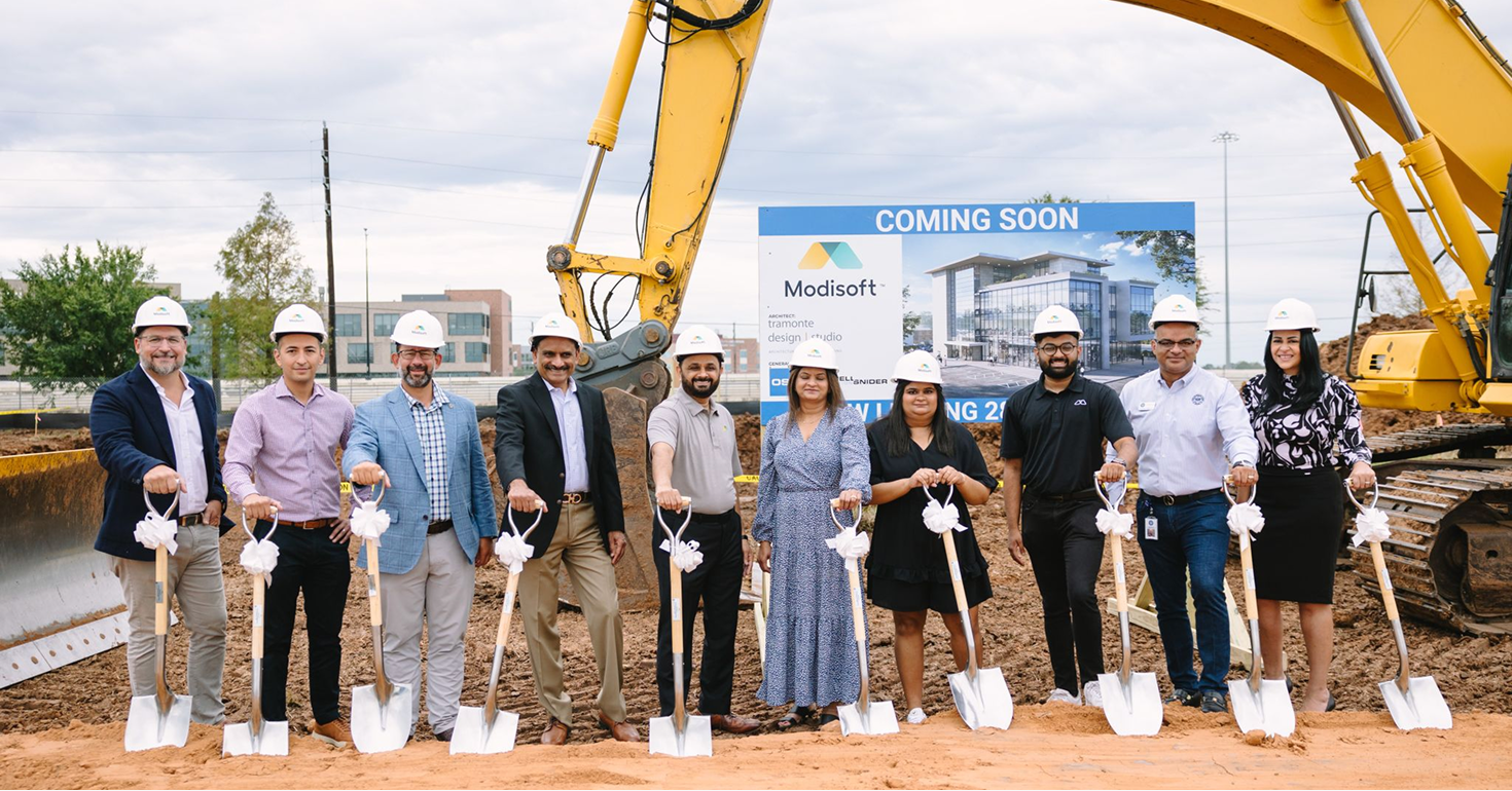 Modisoft Breaks Ground on New Sugar Land Headquarters