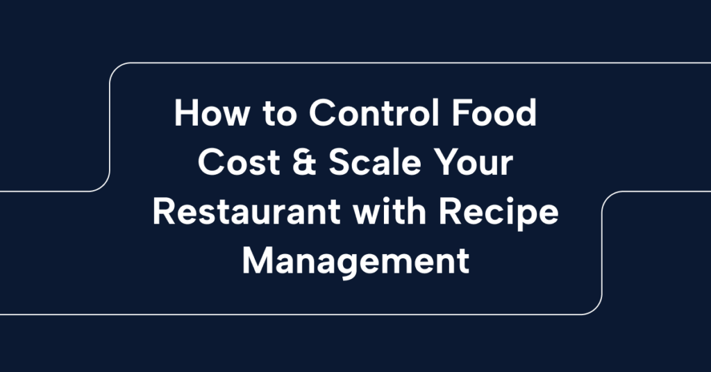 Restaurant Food Cost Management Guide
