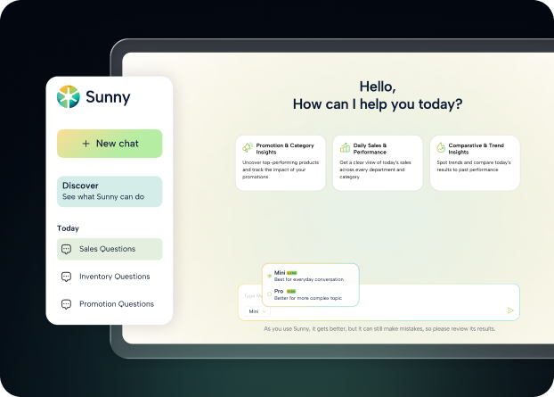 Sunny AI Assistant Dashboard