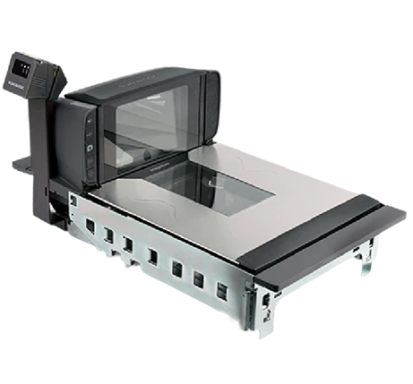 High-performance bioptic barcode scanner designed for retail checkout lanes, enabling fast product scanning and streamlined point-of-sale transactions